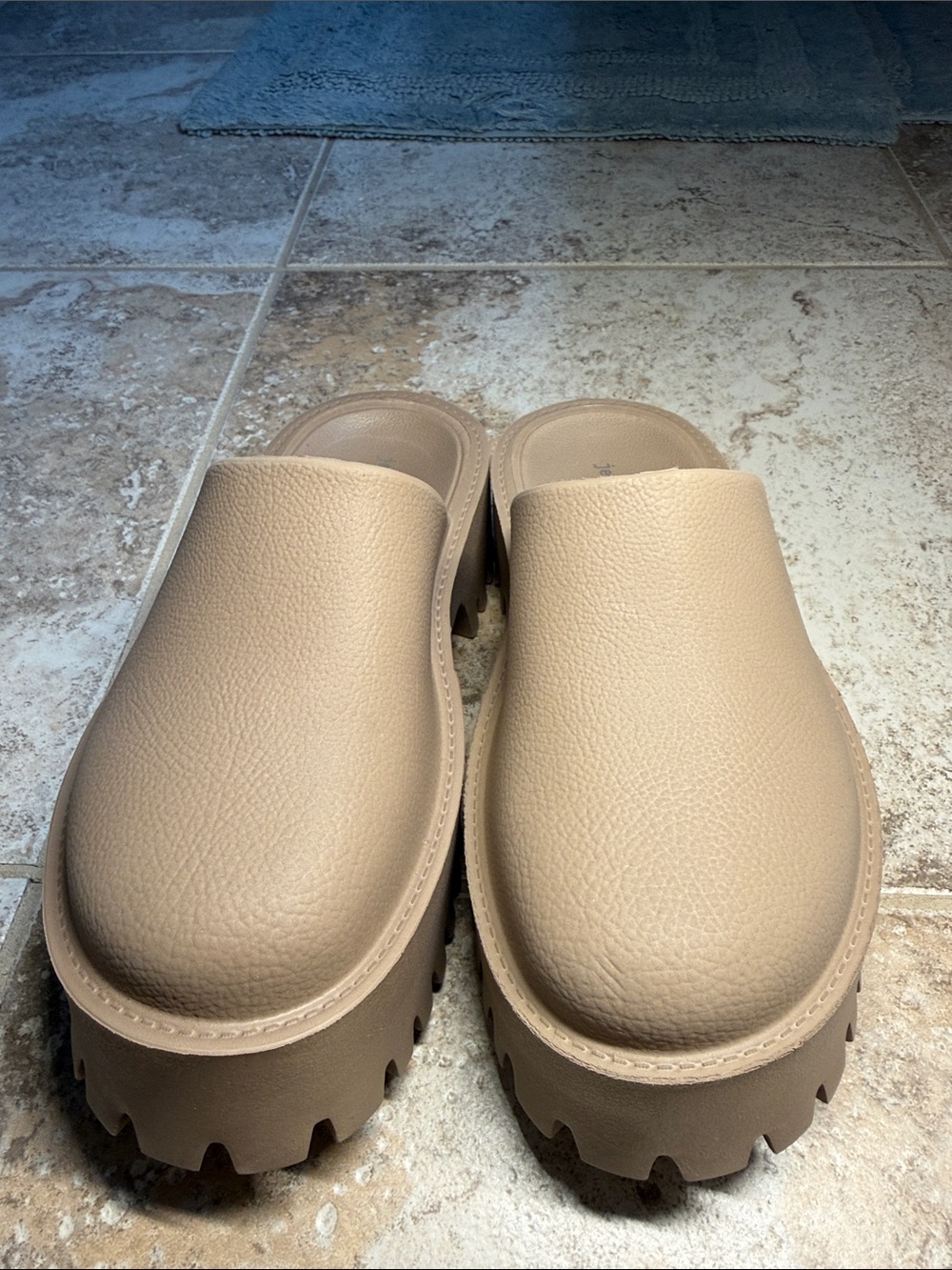Jeffery Campbell new without tags or box. Chunky Slip-On Platform Clogs in Taupe